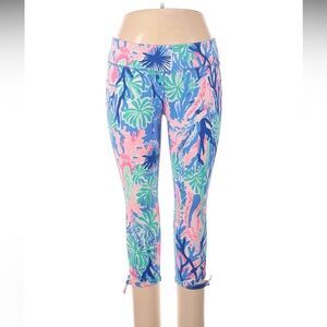 Lilly Pulitzer Colorful Tropical Print Leggings